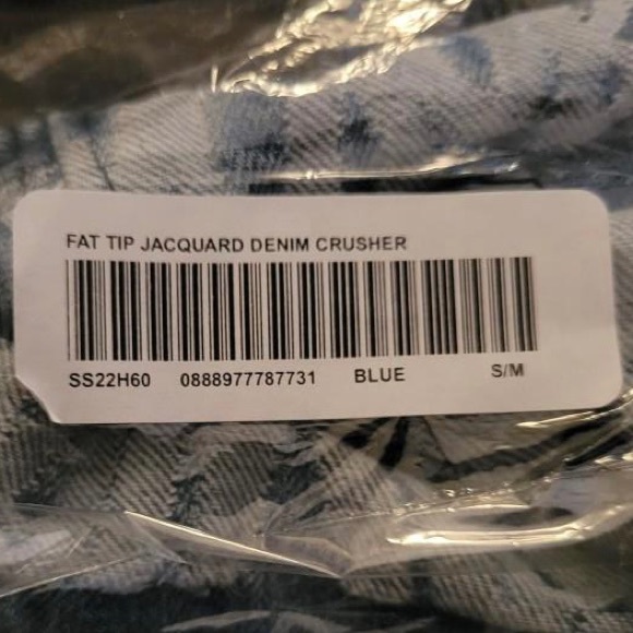 💯Authentic SUPREME JACQUARD DENIM BUCKET HAT - Picture 7 of 7